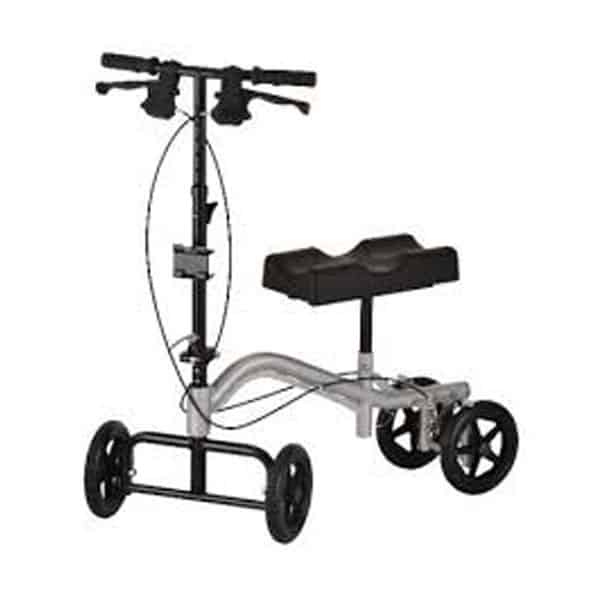gray & black knee walker rental for injury recovery