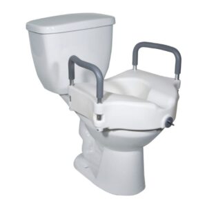 Toilet Seat Riser with Removable Padded Arms