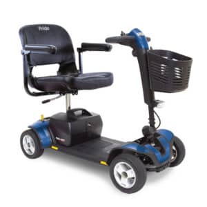 Blue Go Go Sport 4-Wheel Power Scooter