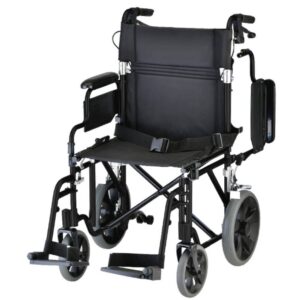 Transport Chair with Hand Breaks - 19" Width