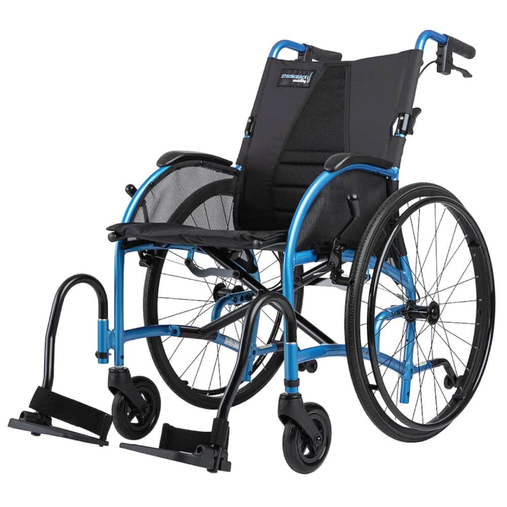 Lightweight Wheelchair with Hand Brakes Copper Star Home Medical