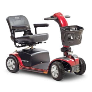 Black & red Victory 10 4-Wheel Scooter