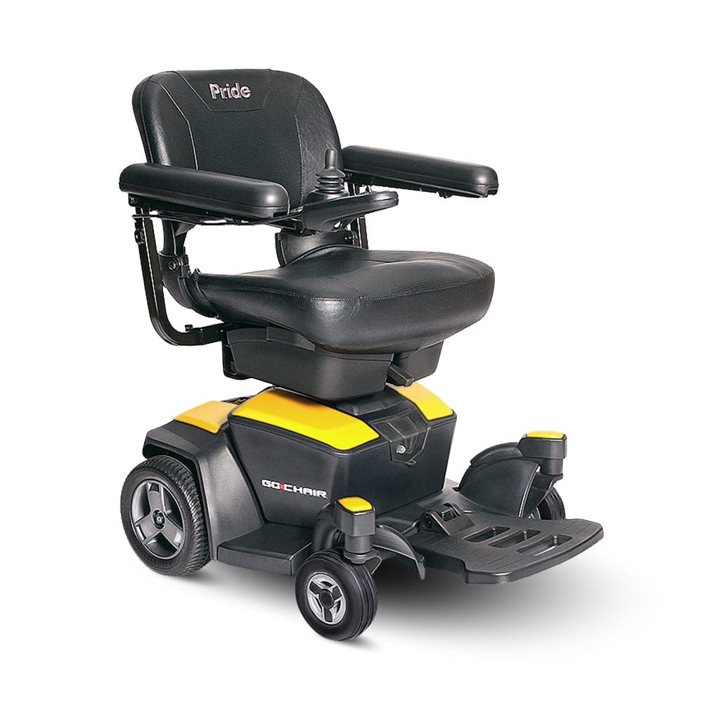 Yellow & black Go Power Wheelchair