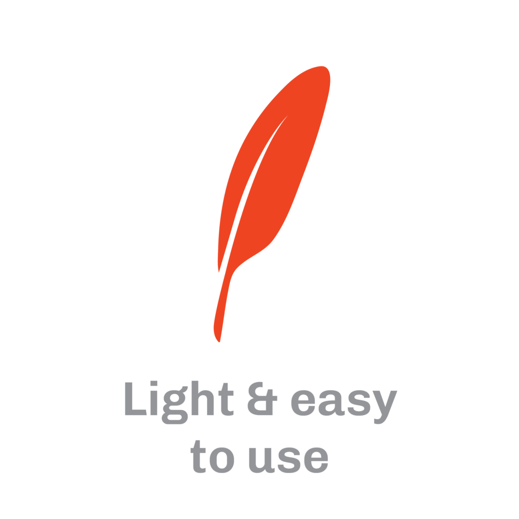 Light and easy to use