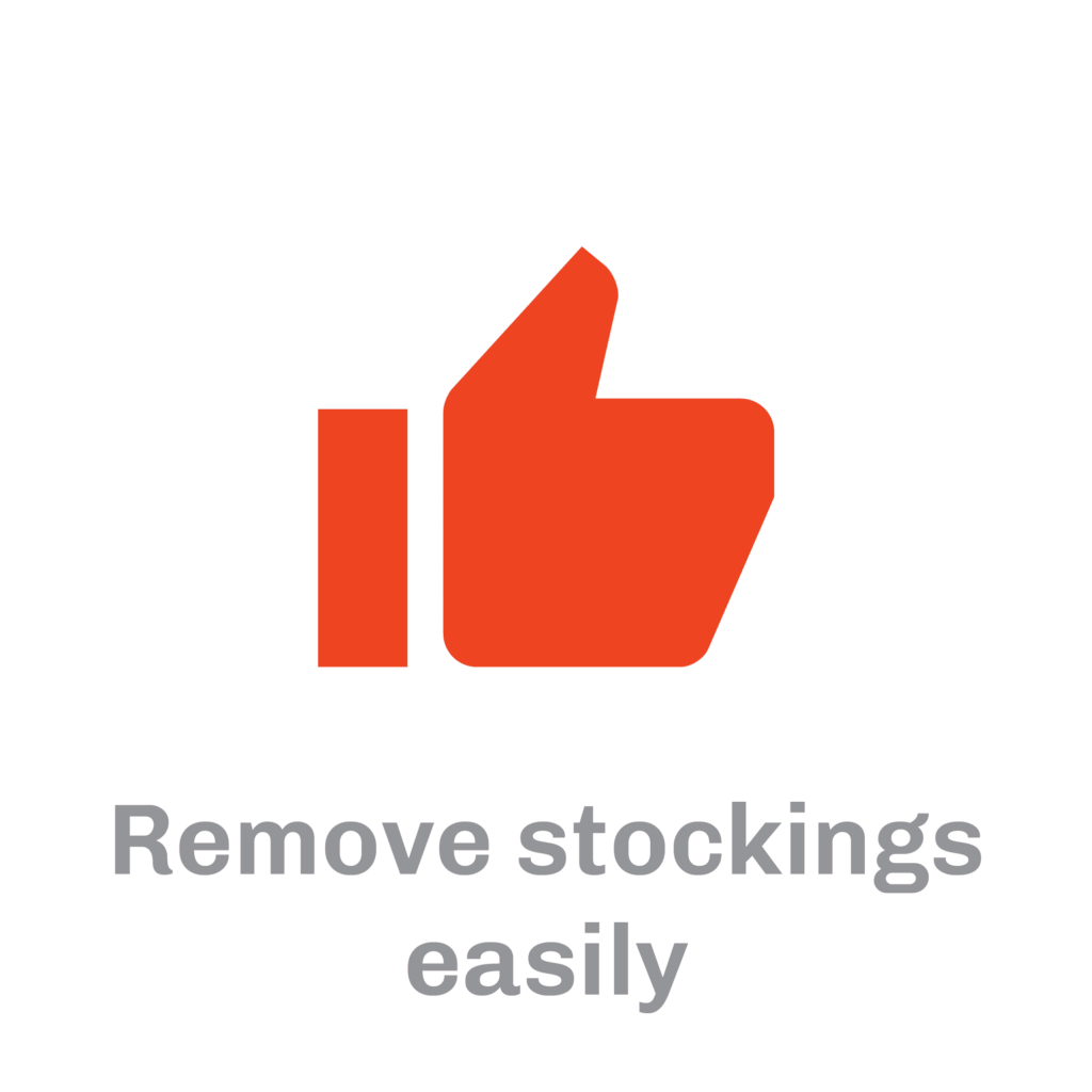 Remove stockings easily