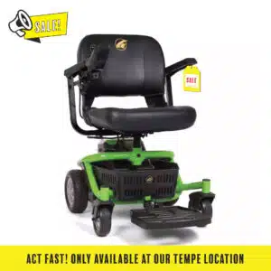 Golden LiteRider Envy power chair in green, compact and portable, Tempe store exclusive sale