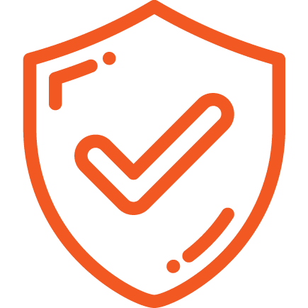 Icon of a shield of a checkmark.