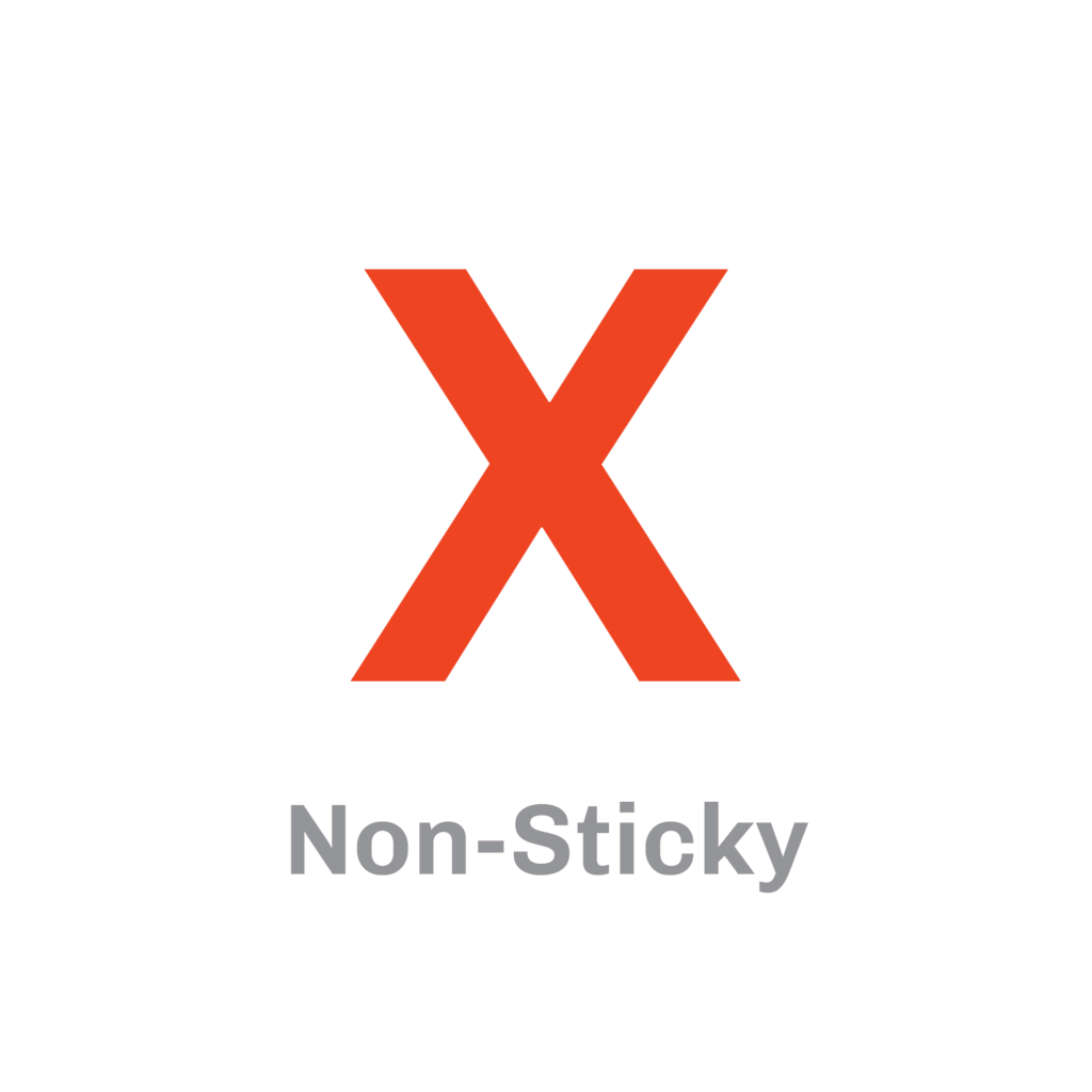 Non-sticky