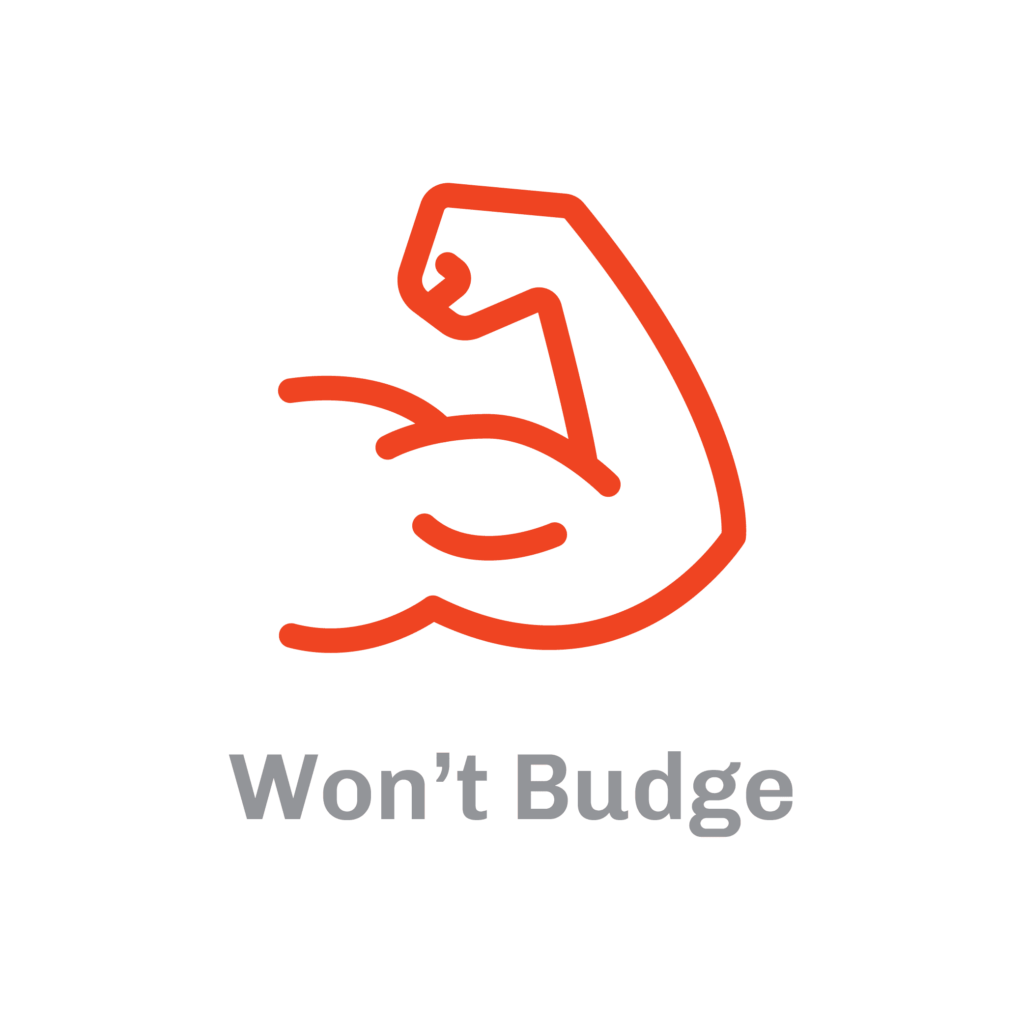 Won't budge