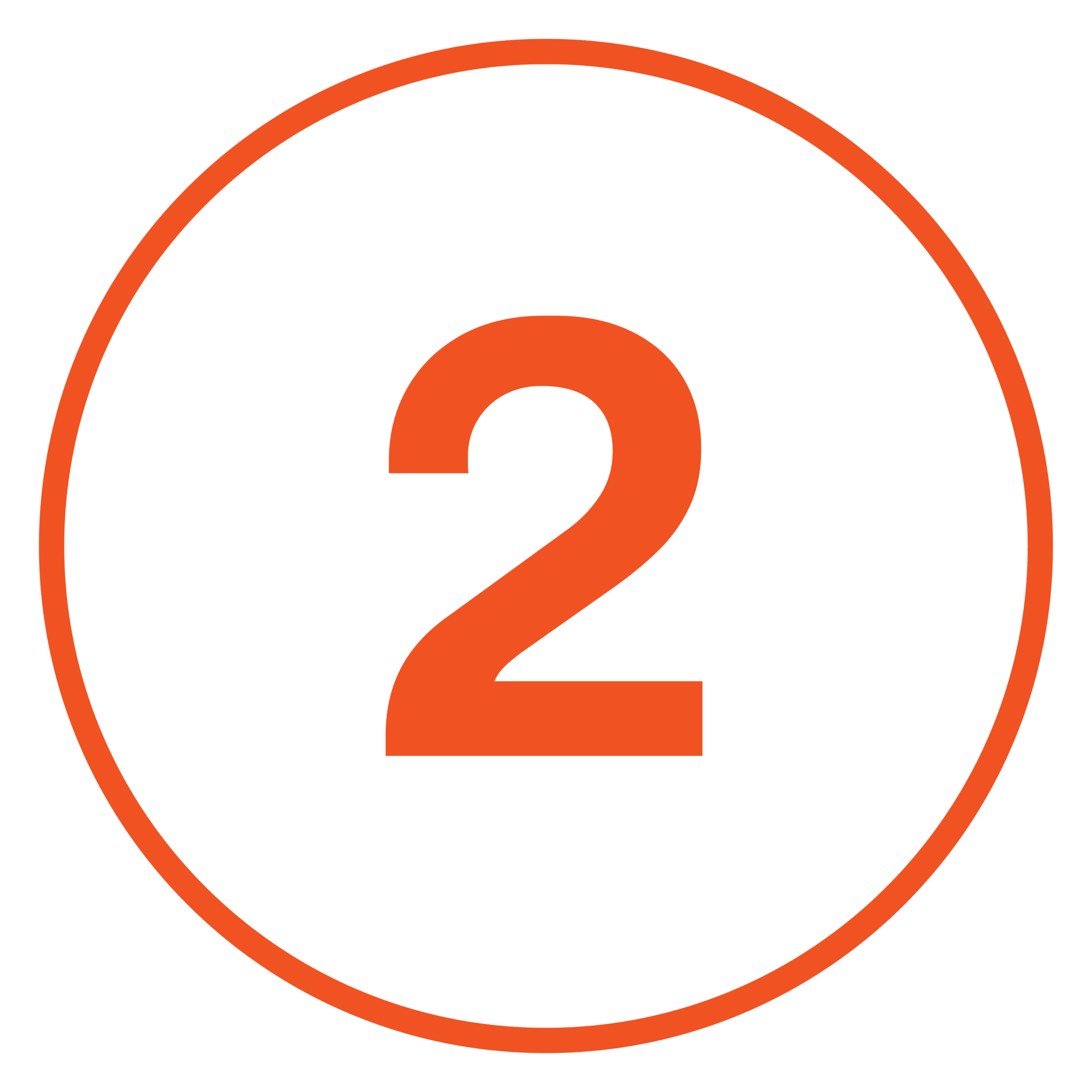 Icon of the number two.