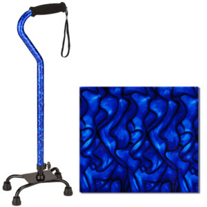 Quad Cane with Small Base- Copper Star Home Medical Supplies