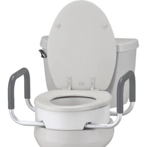 Longer Toilet Seat Riser with Arms- Copper Star Home Medical Supplies