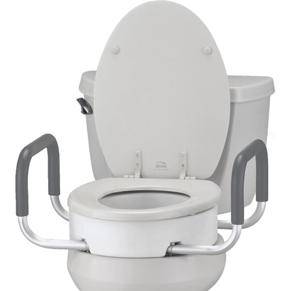 Longer Toilet Seat Riser with Arms- Copper Star Home Medical Supplies