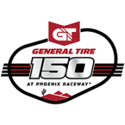 General Tire 150 race logo with red and black accents, held at Phoenix Raceway.