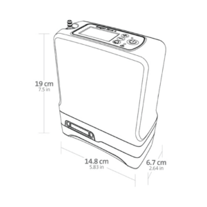 Inogen Rove 4 CPAP machine dimensions