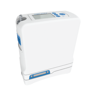 Inogen Rove 4 CPAP machine with compact design for sleep apnea therapy and quiet nighttime use.