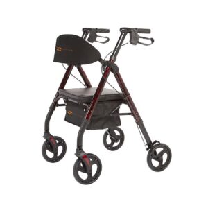 Royal Deluxe Universal Rollator in Red