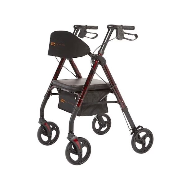 Royal Deluxe Universal Rollator in Red