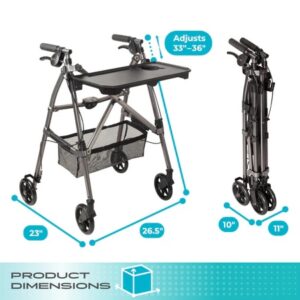Wonder indoor rollator dimensions