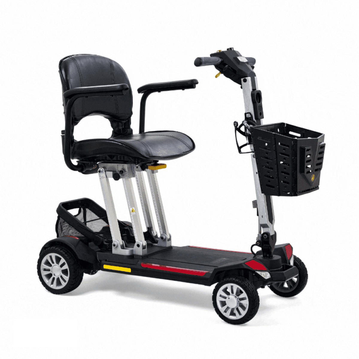 BuzzaroundCarryOn4Wheel-01 Golden - Buzzaround CarryOn Scooter - Red