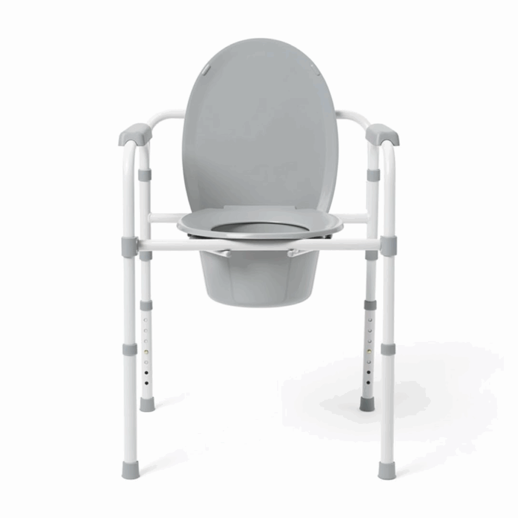 Folding Commode - Copper Star